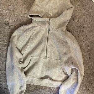 lululemon scuba oversized half-zip hoodie